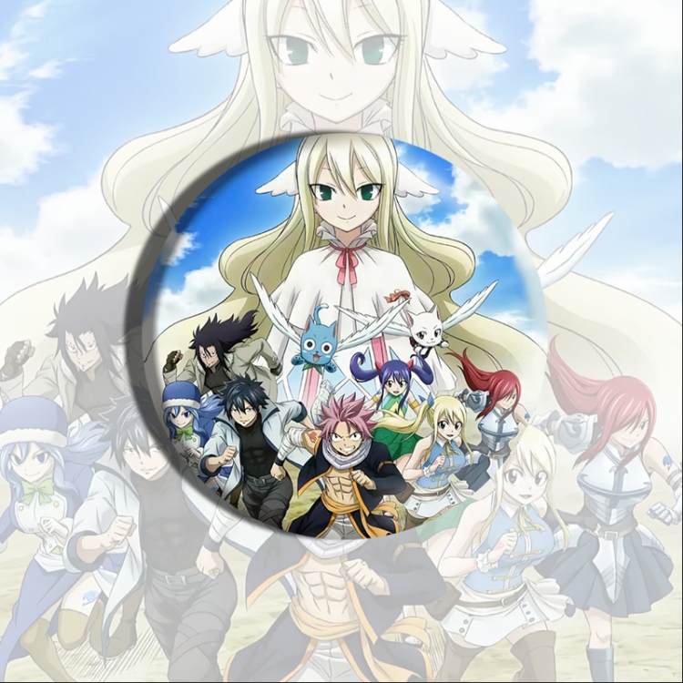 Fairy tail Anime tinplate brooch badge price for 5 pcs