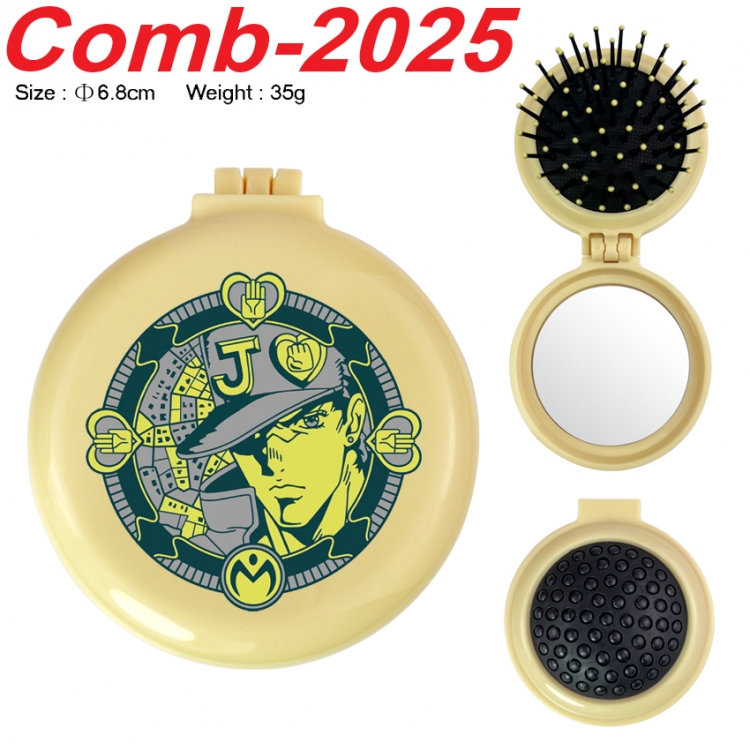 JoJos Bizarre Adventure UV printed student multifunctional small mirror and comb 6.8cm  price for 5 pcs