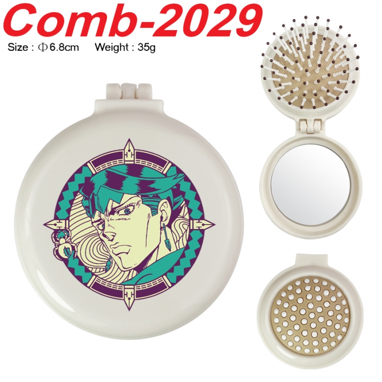 JoJos Bizarre Adventure UV printed student multifunctional small mirror and comb 6.8cm  price for 5 pcs