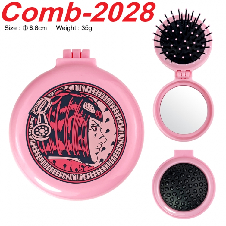 JoJos Bizarre Adventure UV printed student multifunctional small mirror and comb 6.8cm  price for 5 pcs