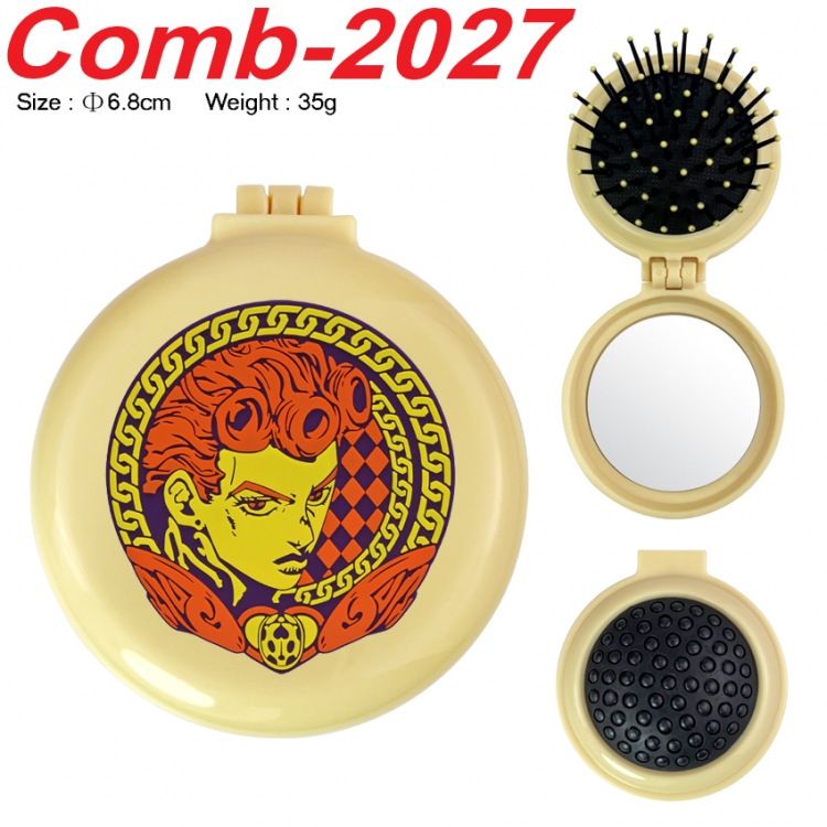 JoJos Bizarre Adventure UV printed student multifunctional small mirror and comb 6.8cm  price for 5 pcs