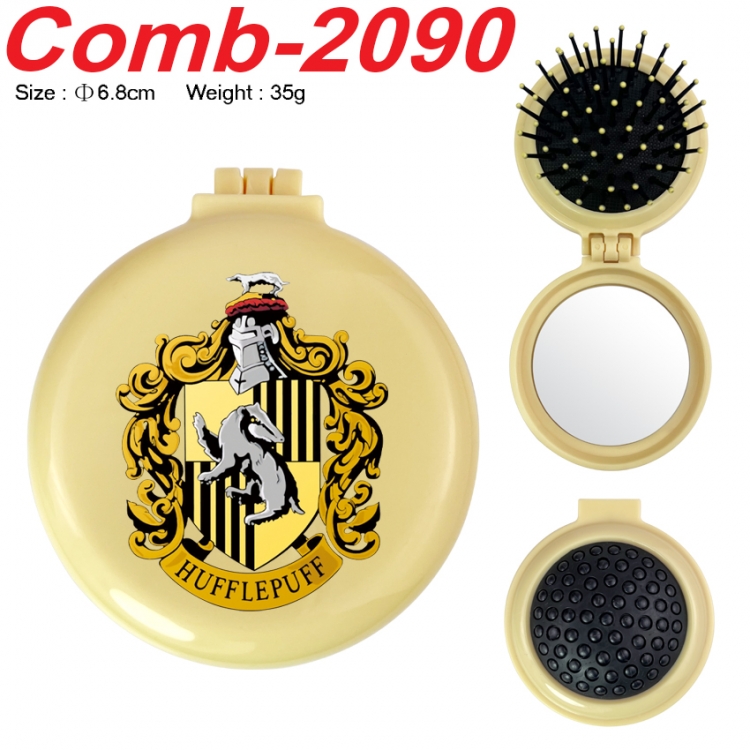 Harry Potter UV printed student multifunctional small mirror and comb 6.8cm  price for 5 pcs