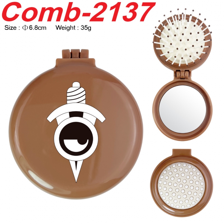  SPY×FAMILY UV printed student multifunctional small mirror and comb 6.8cm  price for 5 pcs