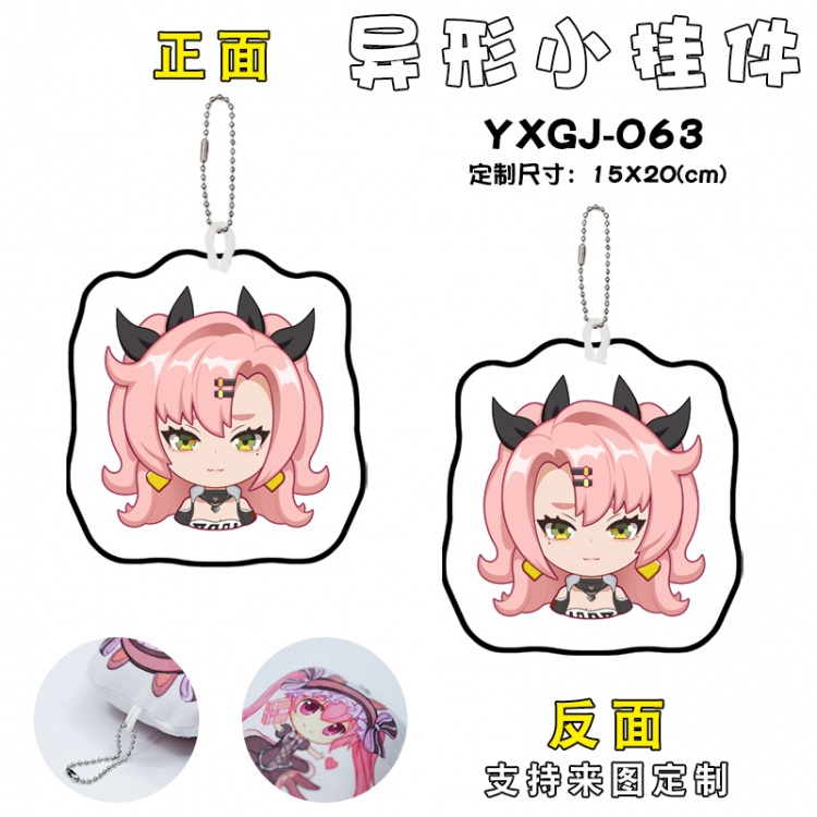 Zenless Zone Zero Game Alien Small Pendant Keychain 15x20cm