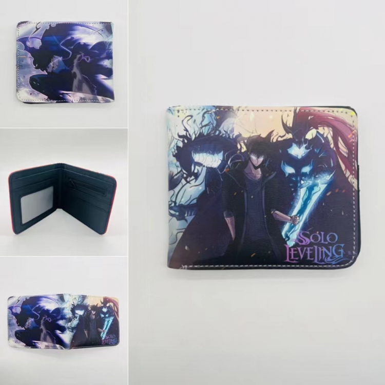 Solo Leveling:Arise  Full color Two fold short card case wallet 11X9.5CM