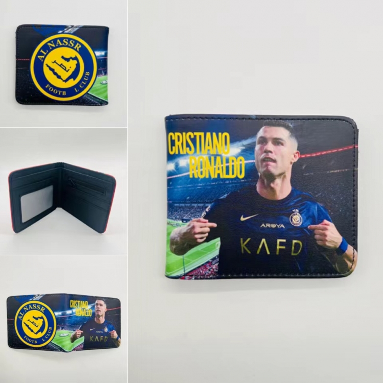 Cristiano Ronaldo Full color Two fold short card case wallet 11X9.5CM