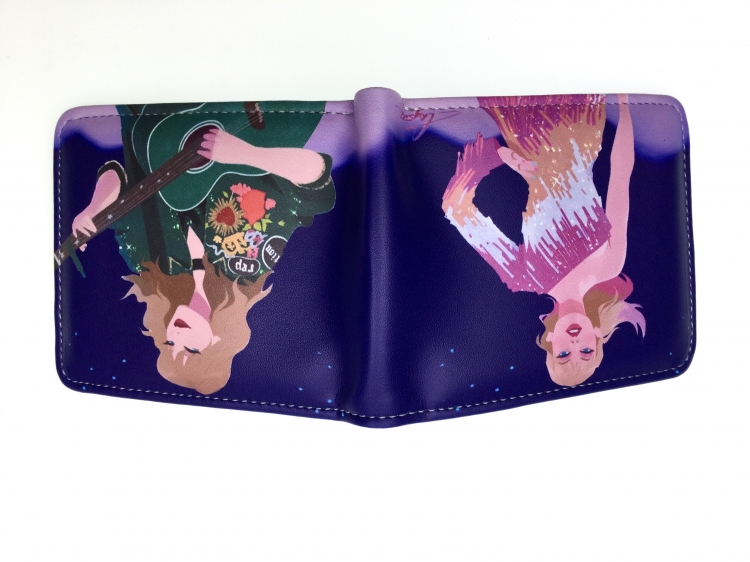 Taylor Swift Full color Two fold short card case wallet 11X9.5CM