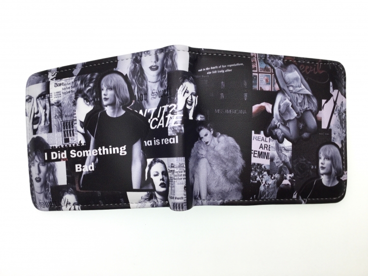Taylor Swift Full color Two fold short card case wallet 11X9.5CM