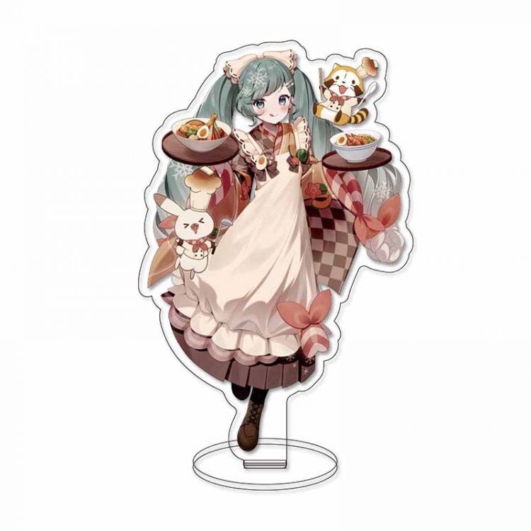 Hatsune Miku Anime characters acrylic Standing Plates Keychain 15CM 53637