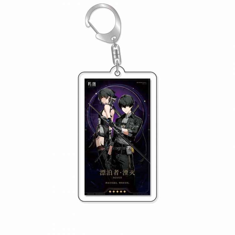 Wuthering Waves Anime Acrylic Keychain Charm price for 5 pcs 16590