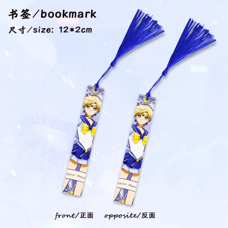  sailormoon Anime full-color printed metal bookmark stationery accessories 12X2CM price for 5 pcs