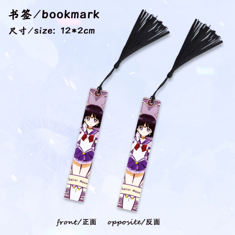  sailormoon Anime full-color printed metal bookmark stationery accessories 12X2CM price for 5 pcs