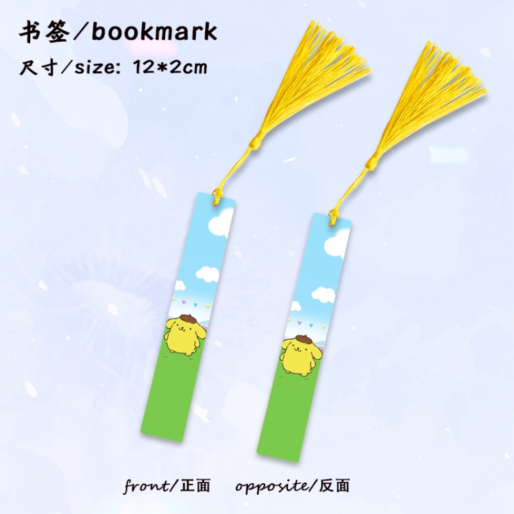 sanrio cartoon full-color printed metal bookmark stationery accessories 12X2CM price for 5 pcs