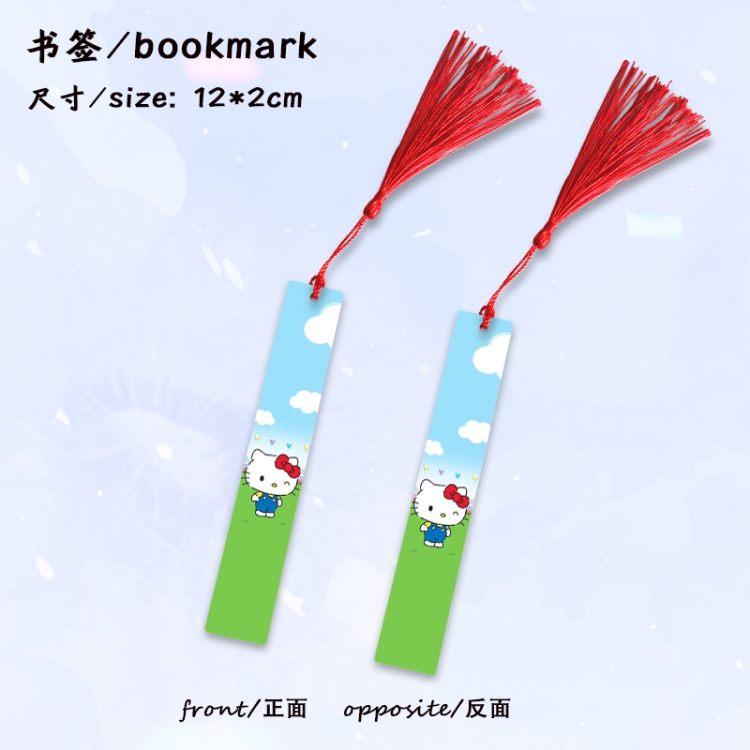 sanrio cartoon full-color printed metal bookmark stationery accessories 12X2CM price for 5 pcs