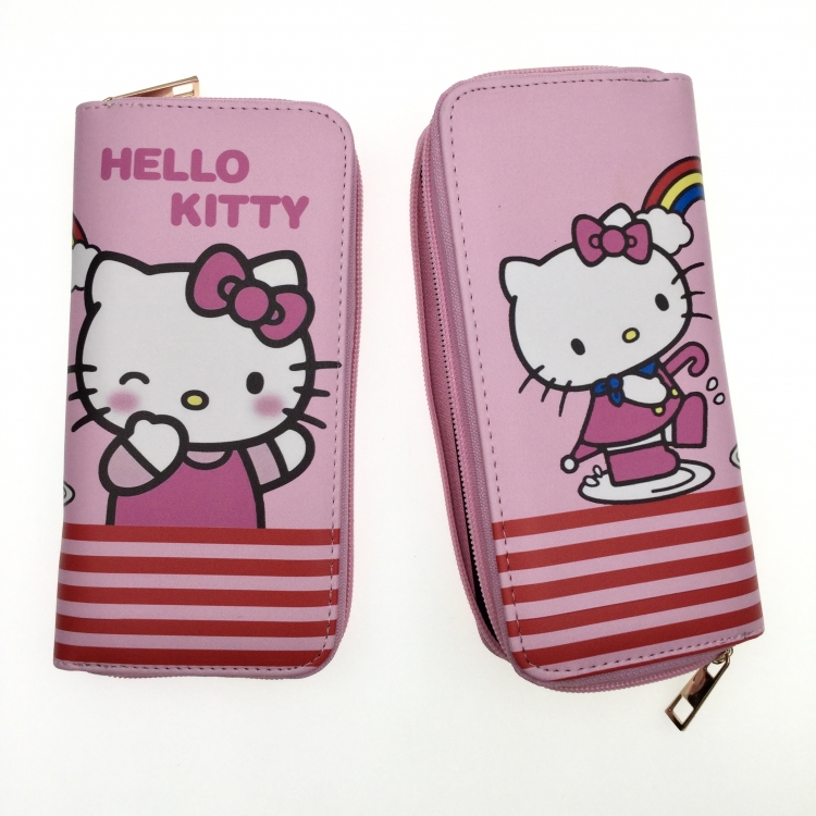 hello kitty Full Color Printing Long section Zipper Wallet Purse