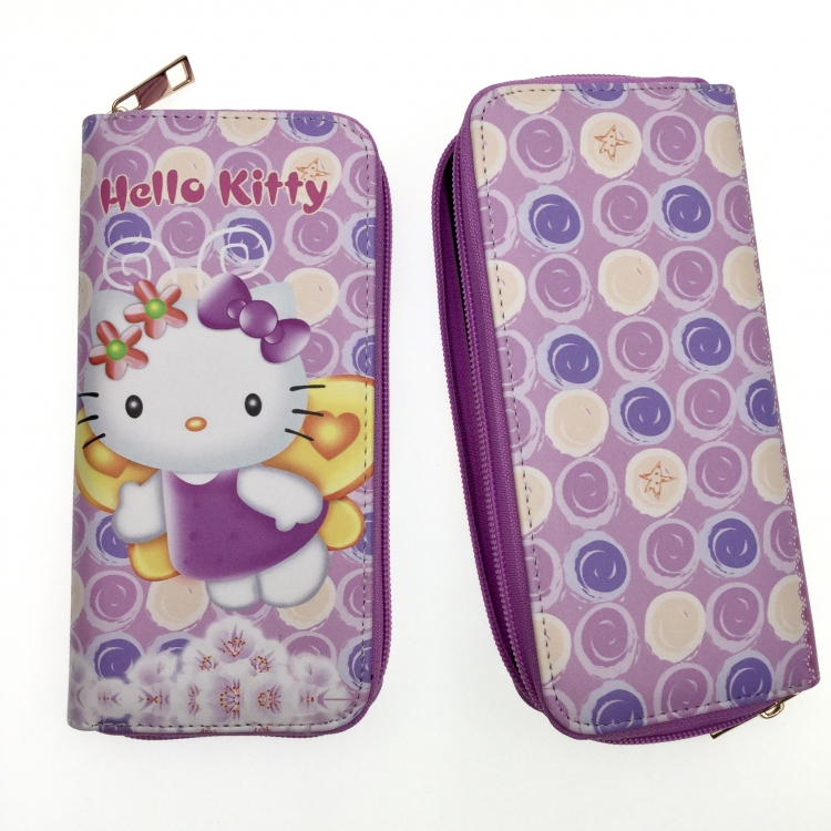 hello kitty Full Color Printing Long section Zipper Wallet Purse