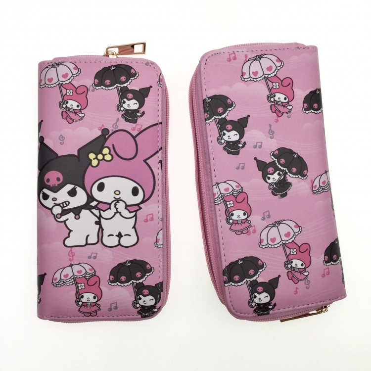 melody Full Color Printing Long section Zipper Wallet Purse