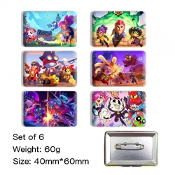 Brawl Stars Anime square tinpl...