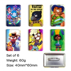 Brawl Stars Anime square tinpl...