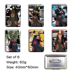 Naruto Anime square tinplate b...