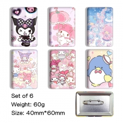 sanrio Anime square tinplate b...