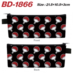 Naruto Anime PU Leather Zipper...