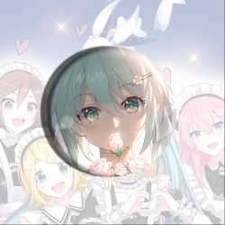 Hatsune Miku Anime tinplate br...