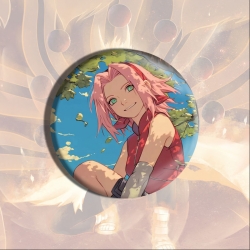 Naruto Anime tinplate brooch b...