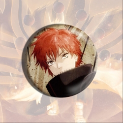 Naruto Anime tinplate brooch b...