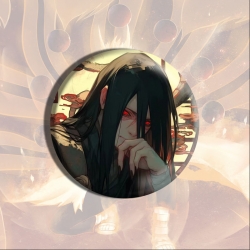 Naruto Anime tinplate brooch b...