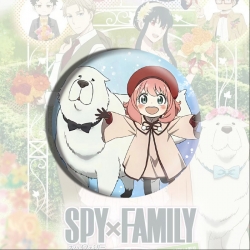 SPY×FAMILY Anime tinplate broo...