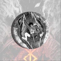 Berserk Anime tinplate brooch ...