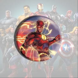 Marvel Anime tinplate brooch b...