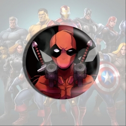 Marvel Anime tinplate brooch b...