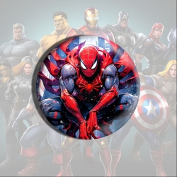 Marvel Anime tinplate brooch b...