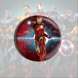 Marvel Anime tinplate brooch b...