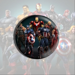 Marvel Anime tinplate brooch b...