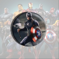 Marvel Anime tinplate brooch b...