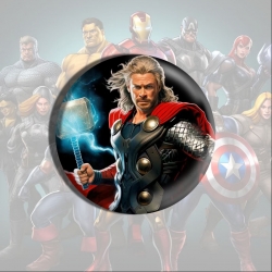 Marvel Anime tinplate brooch b...