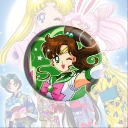 sailormoon Anime tinplate broo...