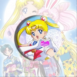 sailormoon Anime tinplate broo...