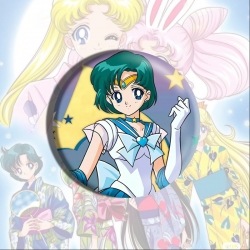 sailormoon Anime tinplate broo...