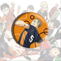 Haikyuu!! Anime tinplate brooc...
