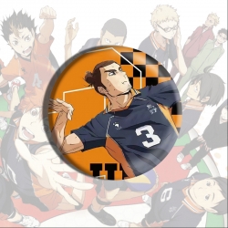 Haikyuu!! Anime tinplate brooc...