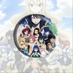 Fairy tail Anime tinplate broo...