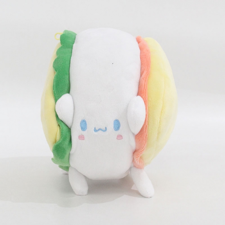 Hamburg Crystal Super Soft/PP Cotton Plush Doll Doll Zipper Bag 16x10x16cm