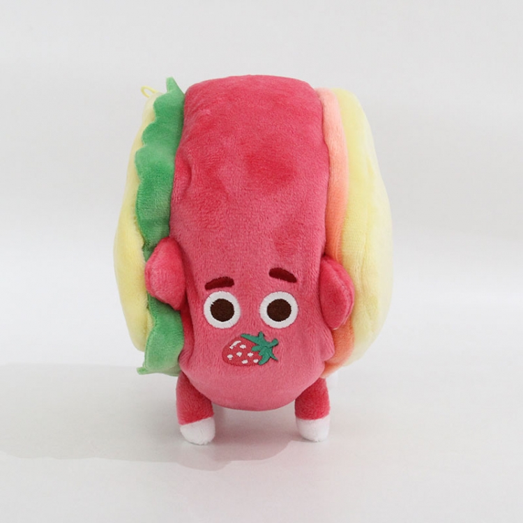 Hamburg Crystal Super Soft/PP Cotton Plush Doll Doll Zipper Bag 16x10x16cm