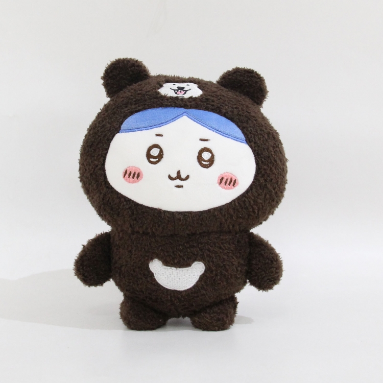 Self deprecating bear Wool+PP cotton plush doll toy 20x16x8cm