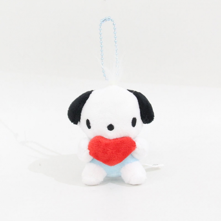 sanrio Crystal ultra soft+PP cotton plush doll small pendant 9x8x5cm price for 10 pcs