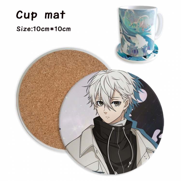 BLUE LOCK Anime ceramic water absorbing and heat insulating coasters price for 5 pcs